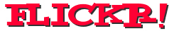 Flickr in the Yahoo Font
