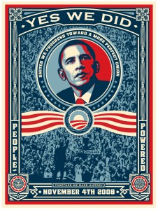 Obey Giant's poster for MoveOn.org via <a href=